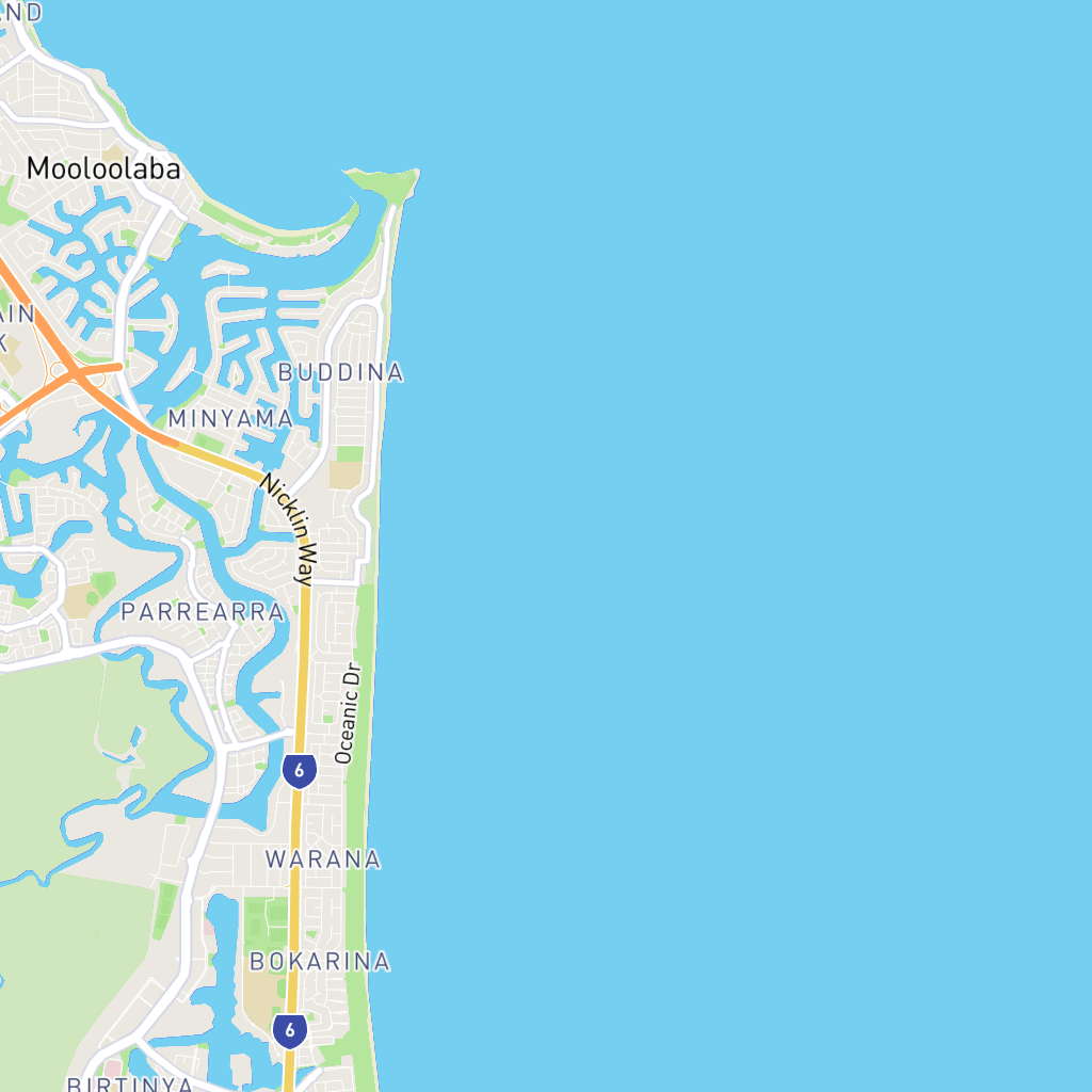 Map Of Mooloolaba And Surrounds Mooloolaba Holidays | Cruise Destinations | P&O Cruises Australia